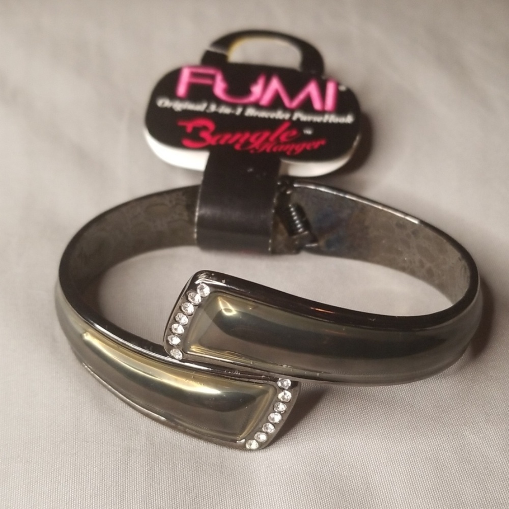 Brand New FUMI Pewter Bangle/Pursehook
